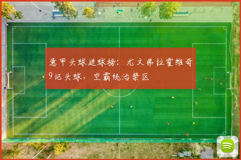意甲头球进球榜：尤文弗拉霍维奇9记头球，空霸统治禁区